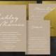 Simple Calligraphy Printable Wedding Invitation Set - Wedding Invitation Template for Word 