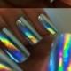 Nails Of The Week - Silver Holographic Nail Foils