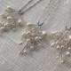 Set of lvory freshwater pearl hair pins, Bridal Hair Pins, Bridesmaid Hair Pins, wedding hair pins, set if pins, wedding pins, pearl pins