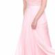 Floor Length Straps Pink Appliques Sleeveless Ruched Chiffon