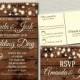 Rustic Wedding Invitation Printable, Country Wedding Invitation, Digital file, Printable, wedding invitation suite, Mason Jar Wedding