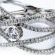 Diamond X Double ring , Unique Wedding Ring, Diamond Wedding Ring , Bezel set gold ring , Diamond X Ring , Engegement X Ring , Art Deco Ring