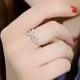 Infinity Diamond Ring, Wedding Diamond Ring, Untique Diamond Ring, Vintage Diamond Ring