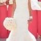Fashion Sweetheart Ruffles Floor-length Mermaid Wedding Dresses WD-71129