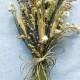 Summer Wedding  Brides Bouquet of Lavender Larkspur Wheat and other dried flowers