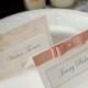 Romantic Pink Rose Wedding Name card / Place card / Escort card (Qty 100) - custom made