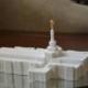Palmyra NY Temple Statue - Palmyra New York Temple Model -  Cake Topper - Centerpiece - LDS Temple - Mormon Temple - Celestial Statues