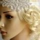 Crystal Headband,Rhinestone flapper Great Gatsby Headband, Wedding Bridal Headband Headpiece, Halo Bridal Headpiece, 1920s Flapper headband