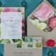 Botanical Wedding Invitation in 'All over rose', Rustic Vintage Rose, Rustic, Garden Wedding, Spring Wedding, Classic Wedding, Flowers