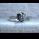 Antique Platinum Solitaire Diamond Engagement Ring - 0.50ct.