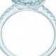 Art Deco Forever One Moissanite & Diamond Ring - Vintage Moissanite Engagement Rings for Women - Jewelry For Women