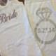 Personalized Bride Lace Tank Top With Wedding Date