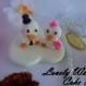 Cake topper Custom Wedding Cake Topper. Lovely wedding cake topper ducklings. Ducks.