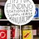 Tips For Finding Stationery Suppliers & Manufacturers
