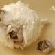 Ivory bridal bouquet, bridal bouquet set, wedding bouquet, bridal handmade bouquet with groom boutonniere, pin, brooch
