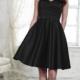 Knee Length A-line Cap Sleeves Sweetheart Satin Ruched Black Lace Up