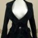 Black Bow Velvet Gothic Lolita Jacket for Women