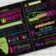 Neon Bachelorette Party Invite - Custom Digital Download
