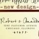 Custom Return ADDRESS STAMP Personalized Self Inking Calligraphy Stamper - style 9013B