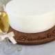 Wedding Cake Stand- Wedding Platter - Keepsake - Cutting Board - Wedding Gift - Wedding Decor - Rustic Wedding - Bride Gift - Personlized