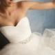 A-Line Sweetheart Pleat Bridal Gown