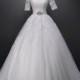 White/ivory Lace Wedding dress Bridal Gown custom size 4 6 8 10 12 14 16 18+