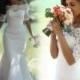 New Mermaid White/ivory Wedding dress Bridal Gown custom size 4-6-8-10-12-14-16+