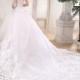New White/Ivory Lace Wedding dress Bridal gown Custom Size 4 6 8 10 12 14 16 18+