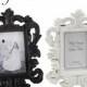Beter Gifts® Black and White Baroque Place Card Holder/Photo Frames BETER-SZ041
