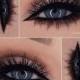 Rose Glitter Eye Makeup For Blue Eyes