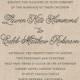 Burlap & Lace wedding invitations