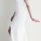 Sequin Wedding Dress, White Sequin Dress, High-Low Hem Wedding Dress, Backless Wedding Dress