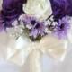 Zarah - Purple, Lilac & Ivory Wedding Bouquet