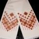 Ukrainian Embroidery Rushnyk Traditions Towel Embroidered with a Cross Exclusive Handmade Decor Wedding Towel Vyshyvanka Style Home Decor