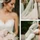 White Ivory Lace Mermaid Bridal Gown Wedding Dress Custom Size 4 6 8 10 12 14 16