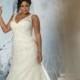 plus white/ivory wedding dress custom size colour