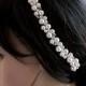 Statement Wedding head band Swarovski Pearl Crystal cluster Headpiece Bridal Head Piece Wedding Hair Accessories