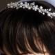 Bridal Headband Swarovski Pearl and Rhinestone Bridal Head band tiara , Wedding Head band, Wedding Bridal Hair Accessories