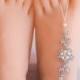 A Pair of Swarovski Pearls Crystal Barefoot Sandal Foot Barefoot Wedding Sandal Beach Wedding Accessories sandals Bridal foot jewelry