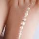 A Pair Swarovski Pearls Crystal Sandal Foot Jewelry Barefoot Wedding Sandal Beach Wedding Accessories Barefoot sandals Bridal foot jewelry