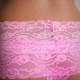 REDUCED PINK Cheeky Panties w/ Crystal BRIDE & Black Bow - Last Pair - Size Small