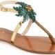 kate spade new york 'solana' palm tree sandal (Women) 