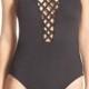 Kenneth Cole New York 'Sheer Satisfaction' One-Piece Swimsuit 