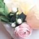 Paper Flower Arrangement, Wedding Centerpiece, Paper Flowers, Wedding Bouquet, Crepe Paper Flowers