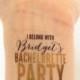 15 Custom Bachelorette Party Temporary Tattoos- Glam Gold
