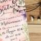 Wedding card "Flower Garden"-style floral custom invitation, country, spring wedding