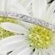 18k White Gold Tacori 2526ETML Ribbon Eternity Millgrain Diamond Wedding Ring