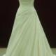 Fabulous Slimming Wedding Dress with Straps and Pleated Waist Custom Made to Your Measurements