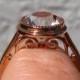 Custom Design: Swirly Bezel Ring