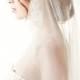 Wedding Veil, Juliet Cap Bridal Veil, Bridal Veil With French Beaded Chantilly Lace, Lace Juliet Cap Veil - Touch Of Love - Made To Order